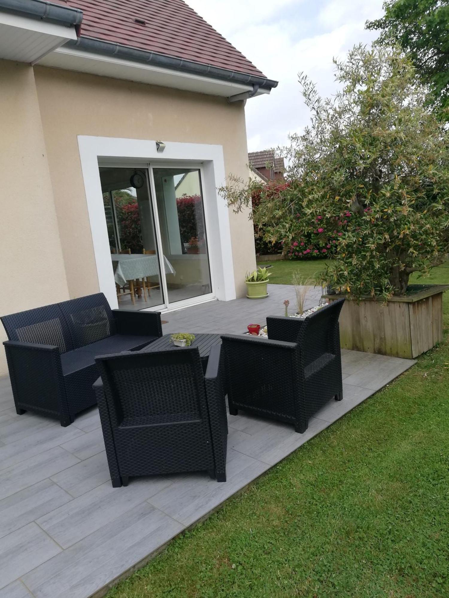Chambre Studio Avec Kichenette Soleil De Nacre Hermanville-sur-Mer Exterior foto